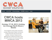 Tablet Screenshot of chicagolandwritingcenters.org